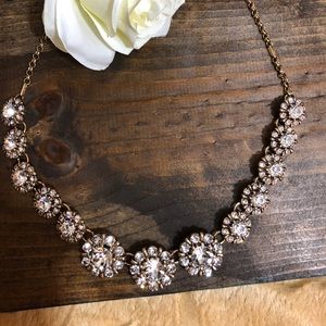 🌷 CRYSTAL STATEMENT FLOWER NECKLACE 🌷